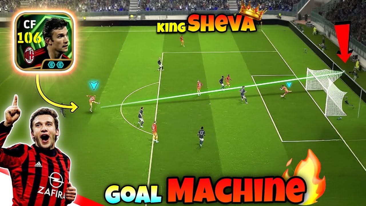 The BEST STRIKER 🤔❓ NEW Epic 106 Rated Shevchenko Review efootball 2026