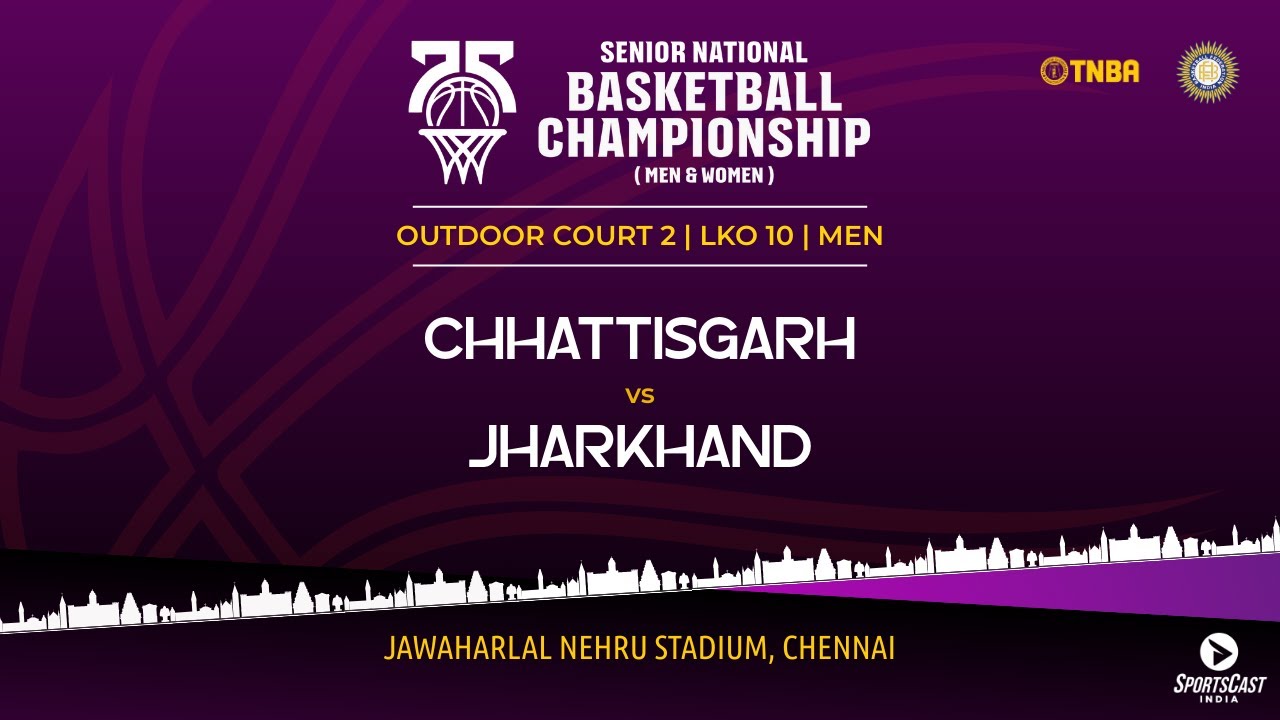 LKO 10 | CHHATTISGARH vs JHARKHAND | MEN | 75TH SENIOR NATIONALS BASKETBALL CHAMPIONSHIP