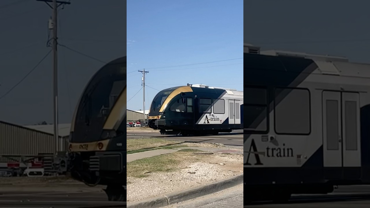 Southbound DCTA A-Train (Lewisville, Texas)