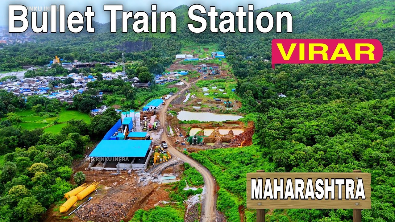 Virar Bullet Train Station Update | Underground Tunnel Update Bullet Train train Mumbai