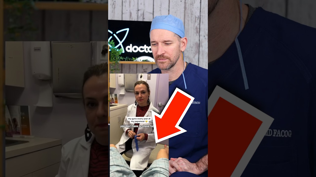 Shaving your 🙀 @jilliangottlieb #doctorrich #drrich #obgyn #paptest #gynecologist #obgyn #papsmear