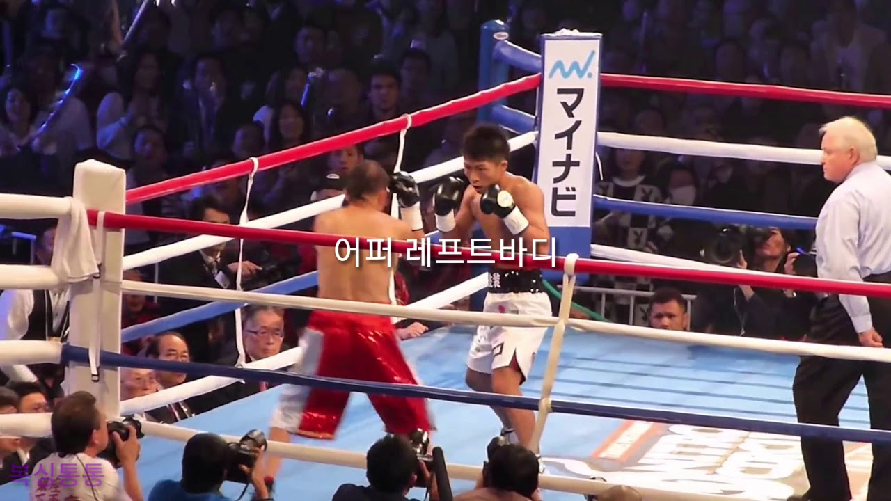 이노우에 나오야가 사우스포 상대하는법 Omar Narvaez전 모든 스킬!