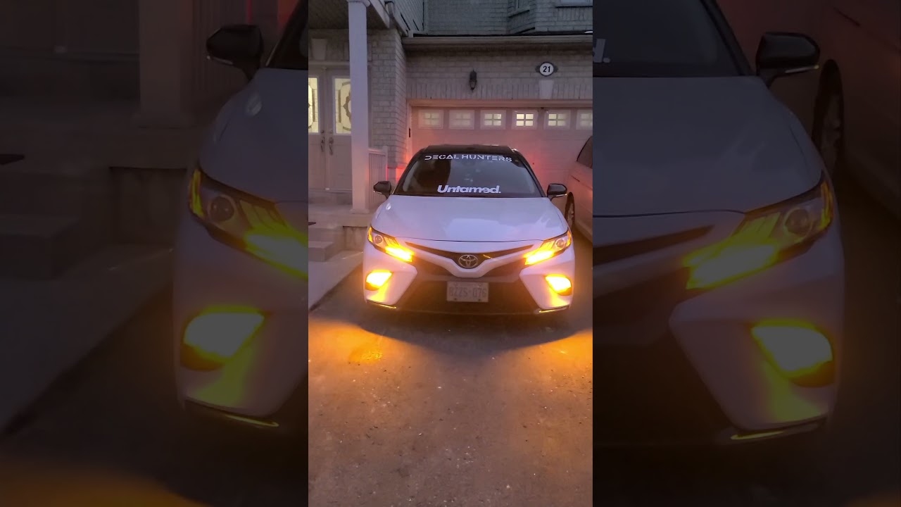2019 Toyota Camry XSE (Canadian) Fog Lamp and ambient light Installation (Link in Description)