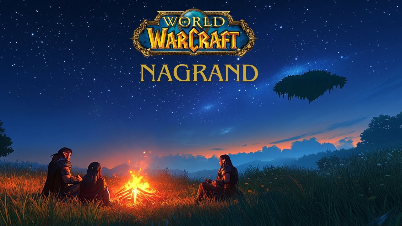 Blood Elves Under the Stars: Nagrand Music & Campfire Ambience | WoW Relaxation