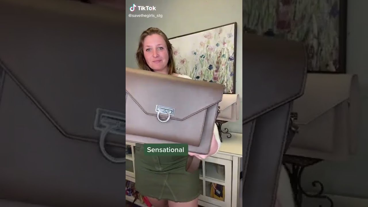 Our Tablet bags are sensational ✨ ~ savethegirls.com #touchscreenpurse #sensational #womeninbusiness