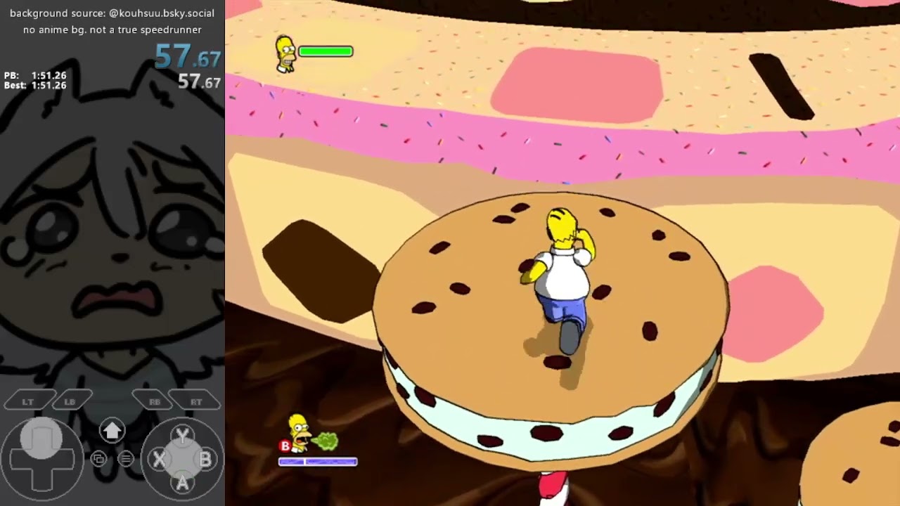 The Simpsons Game (PS3/X360) - The Land of Chocolate IL Speedrun in 1:49.69