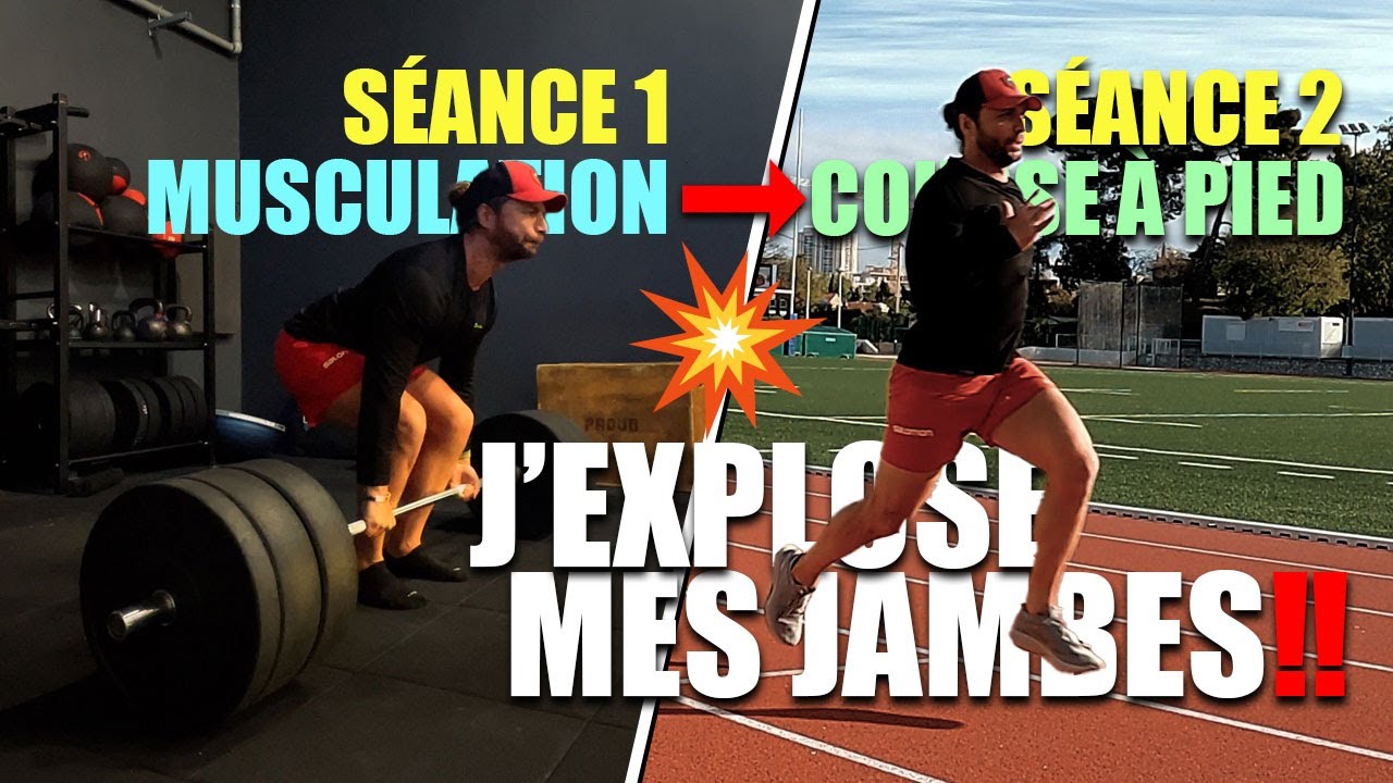 Entrainement Biquotidien | Musculation 🏋🏻‍♀️ + Course à pied 🏃🏻‍♂️ | Le Combo Force & Vitesse