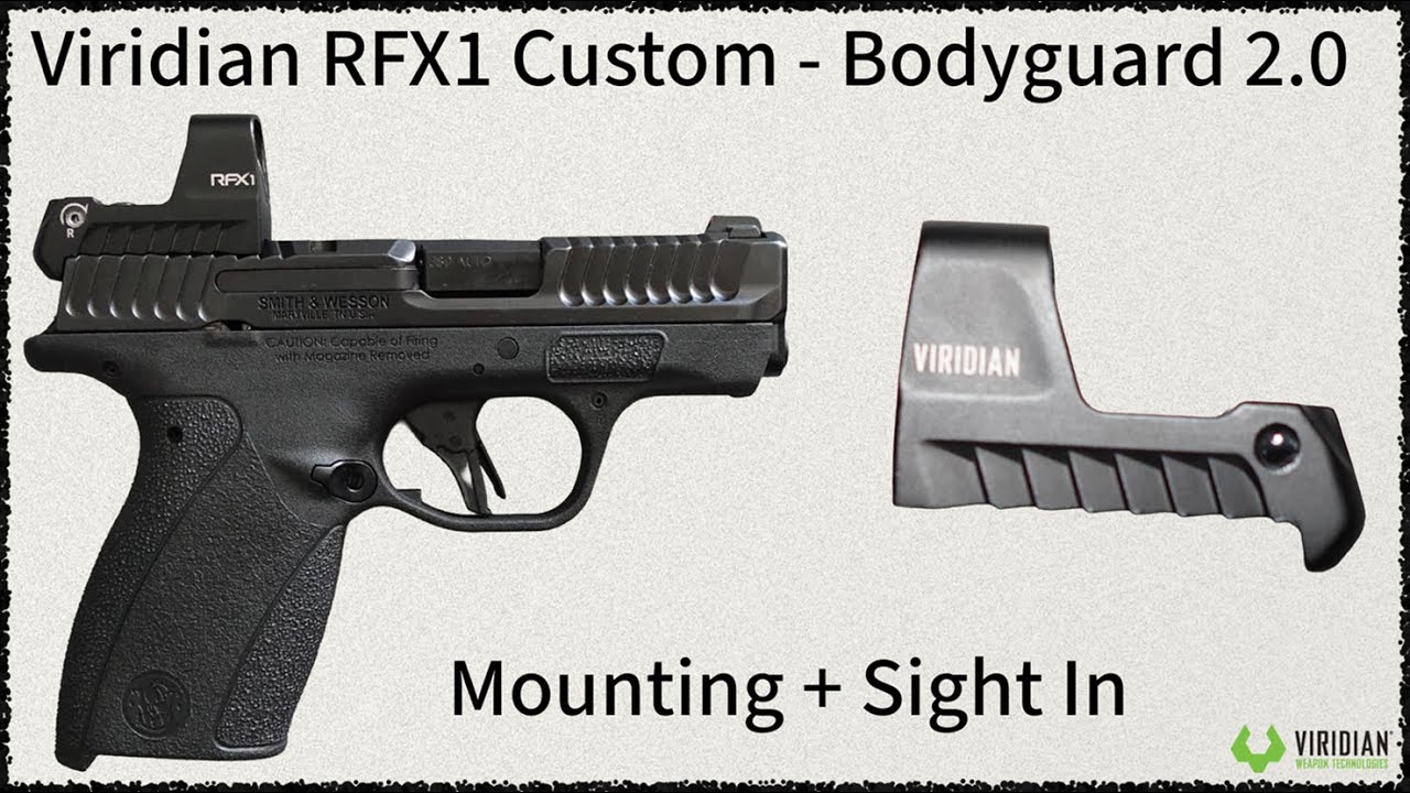 Viridian RFX1 Custom Bodyguard 2.0 - Установка оптики и пристрелка.