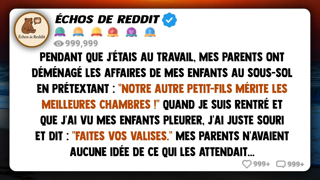 Mes parents ont mis mes enfants à la porte à cause de leur petit-enfant 