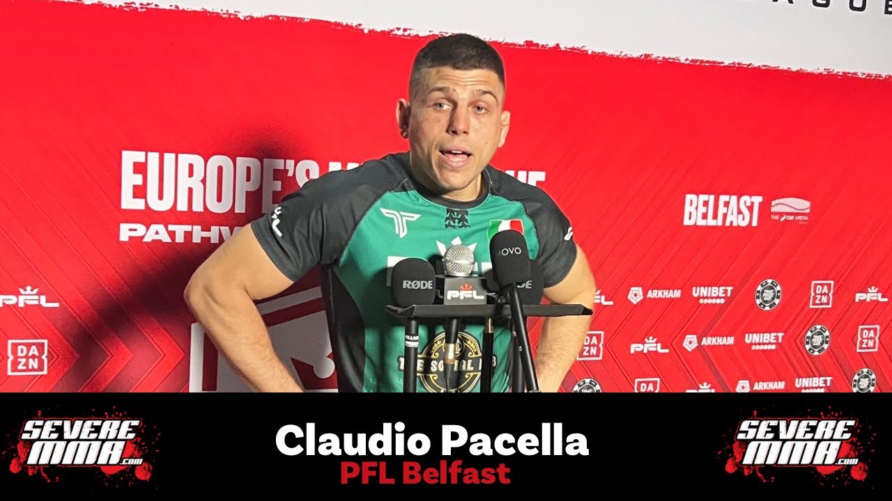 PFL Belfast | Claudio Pacella Talks Gavin Hughes Win & PFL Europe Semi-Final vs Alexander Chizov