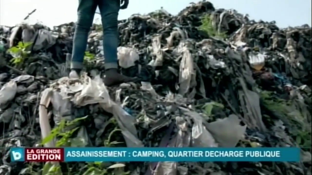 Kinshasa, Quartier décharge publique, Assainissement
