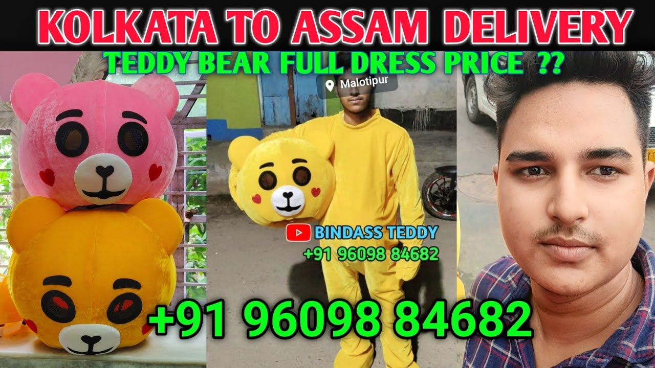 Teddy bear costume market in Kolkata Boro bazar #teddybear costume price