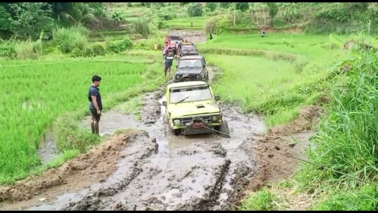 SUZUKI KATANA TURBO 4X4 OFF ROAD EXTREME // Tangguhnya Suzuki Katana Turbo Di medan Lumpur Extreme