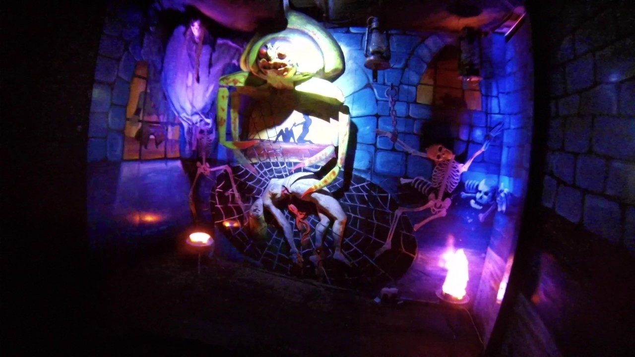 POV of the Ghost Train at Rainbow Park.Hunstanton UK
