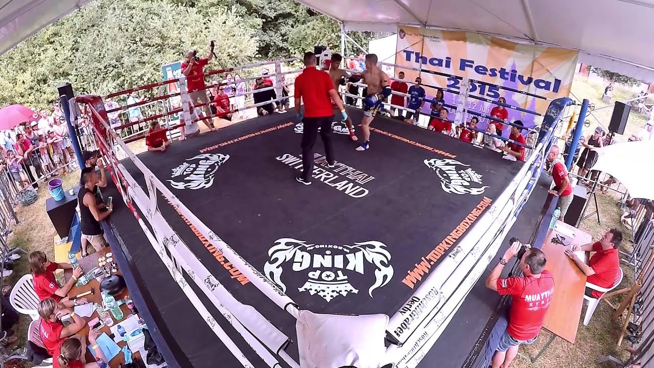 Bruno vs. Tino Brunner (18. Thai Festival Bern 2015 / GoPro-View)