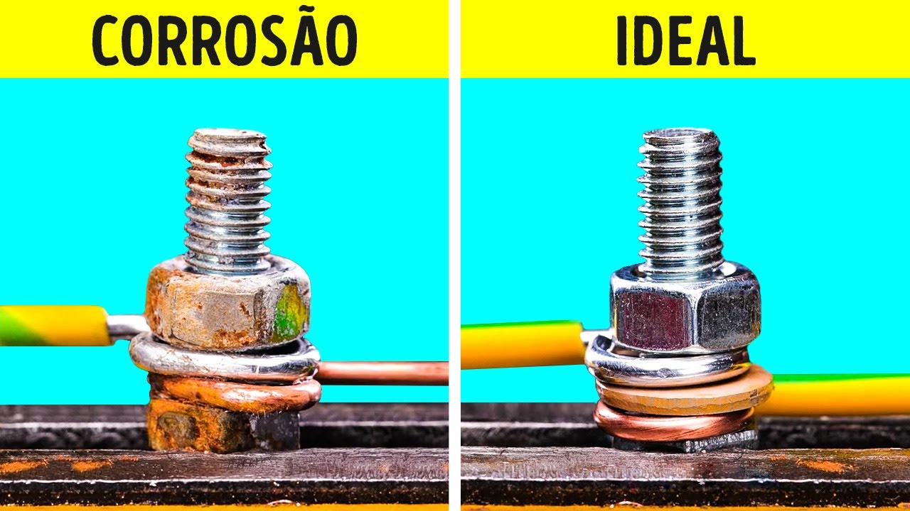 JEITOS INTELIGENTES DE CONECTAR CABOS E PRENDER MATERIAIS DIFERENTES
