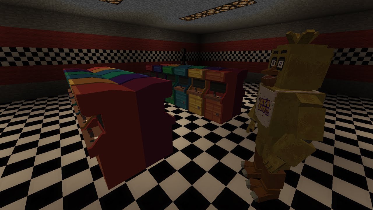 Minecraft FNAF Universe Mod | Main Area (EP 1)