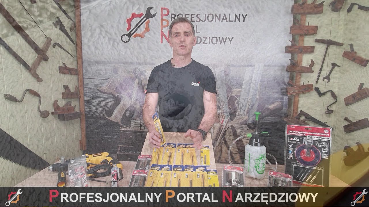 Wiertło Irwin do szkła i płytek.