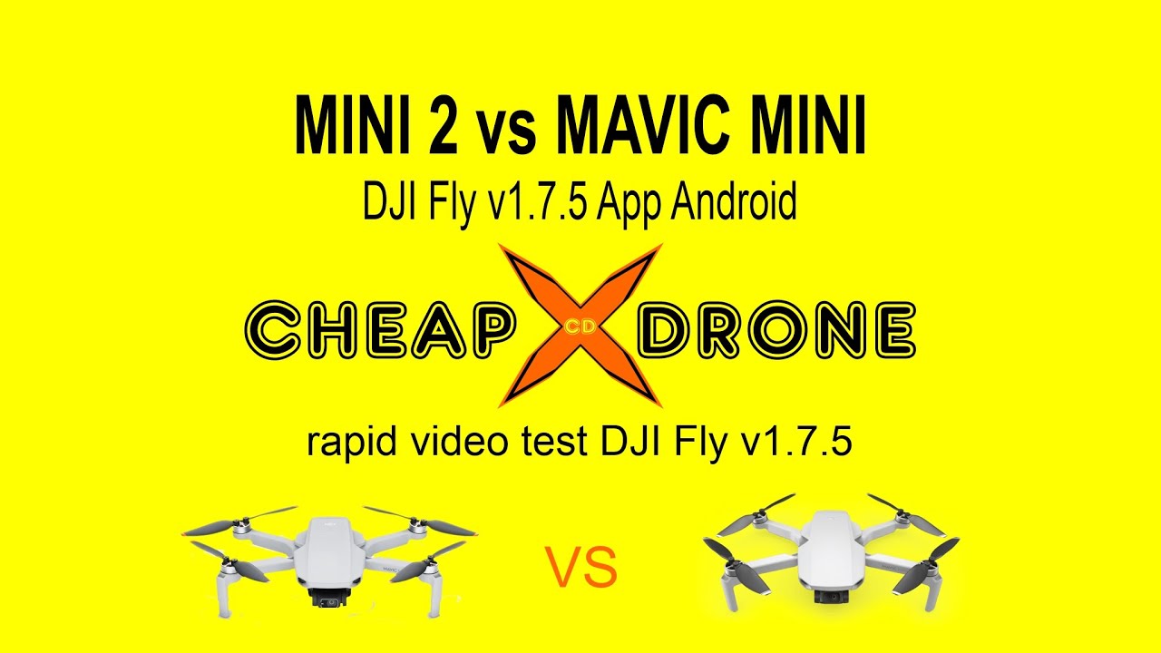 Mini 2 vs Mavic Mini  DJI Fly App v 1.7.5 Android App Update Review & Flight Test