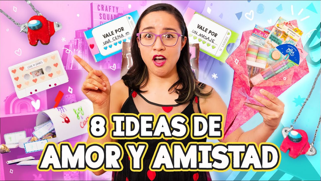 8 REGALOS FÁCILES PARA SAN VALENTÍN 💖  Ideas Originales para 14 de Febrero 💕 Craftingeek