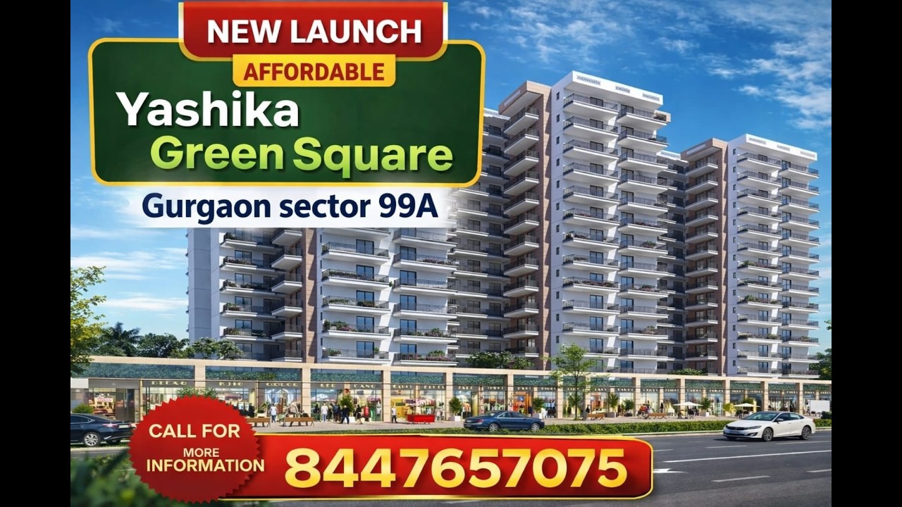 New Launch Affordable In Gurgaon (Yashika Green Square) Sector 99A #affordable #realestate #flat