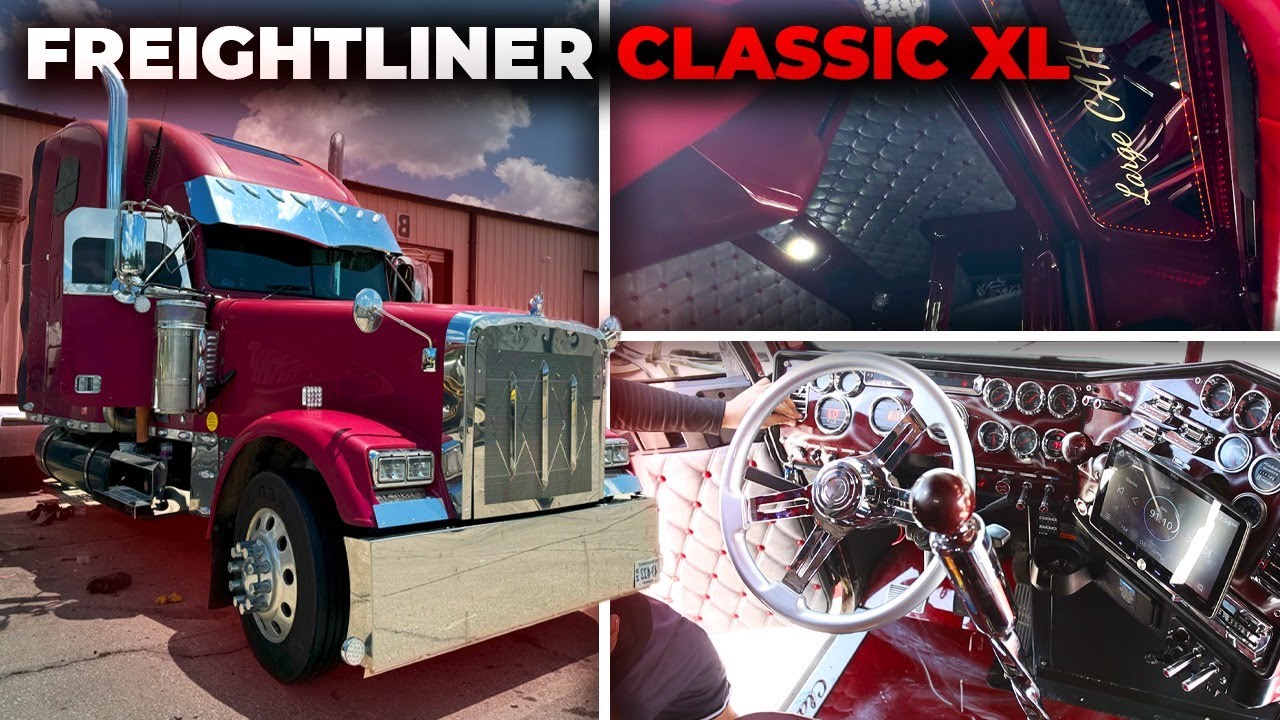 Freightliner Classic XL Get's a Interior REVAMP! | Semi-truck Interior Transformation