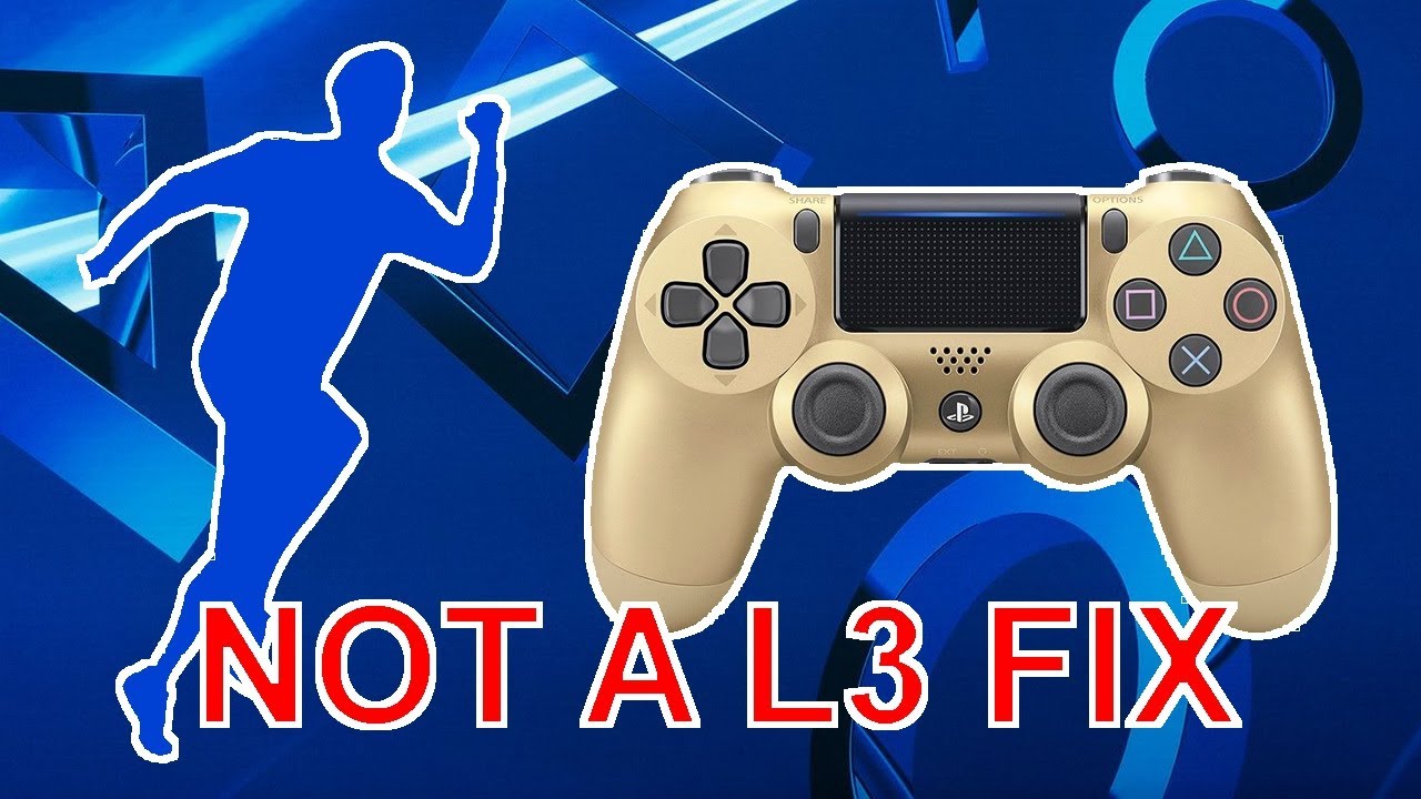How to fix inconsistent sprint on a PS4 controller (Not L3)