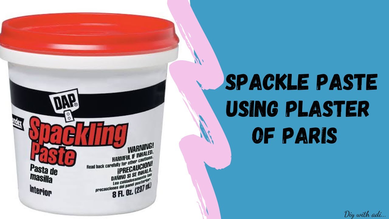 How to make spackle paste using Plaster of paris | #DIY spackle paste |