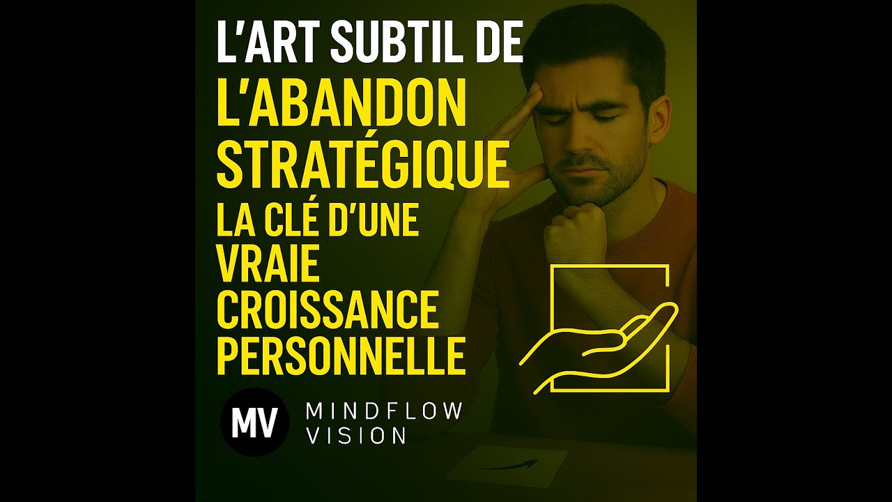 L’art subtil de l’abandon stratégique  la clé d’une vraie croissance personnelle