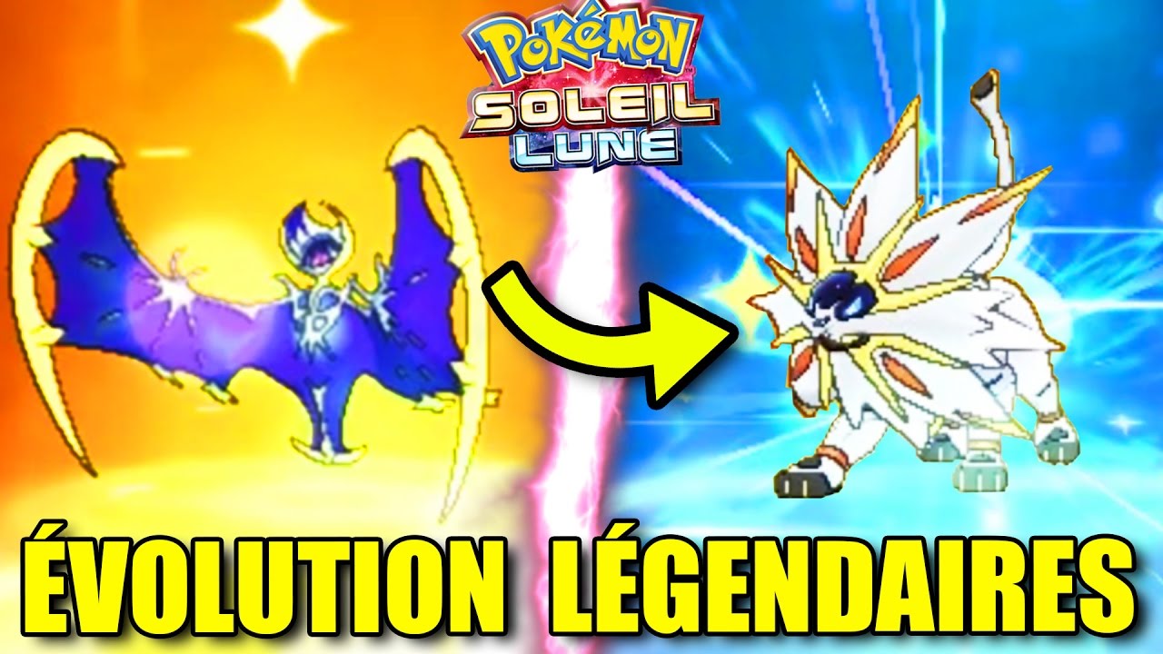 LES ÉVOLUTIONS DES LÉGENDAIRES DANS POKEMON SOLEIL ET LUNE !!!