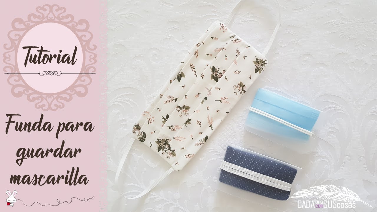 ¡FUNDA PARA MASCARILLA! No te puede faltar [SIN PATRON] muy fácil!!