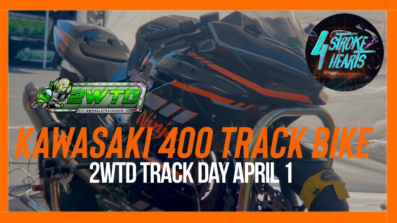 Kawasaki 400 Race setup track bike review