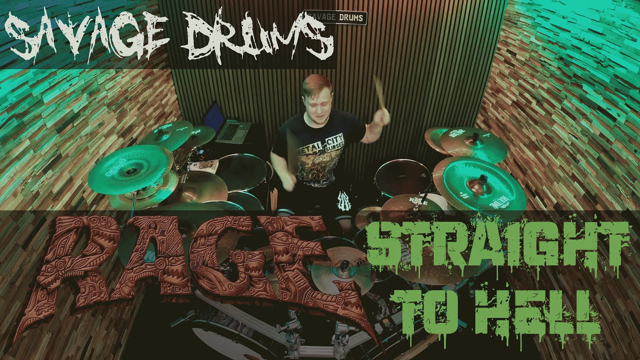 Rage - Straight To Hell - Drum Cover