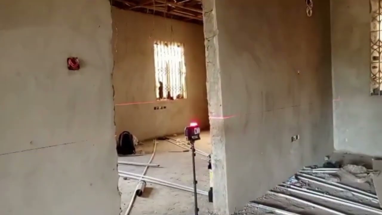 Building in Ghana Aluminum Frames & Floor Screeding | Ep-31 The Kokrobite Project #brightandclara