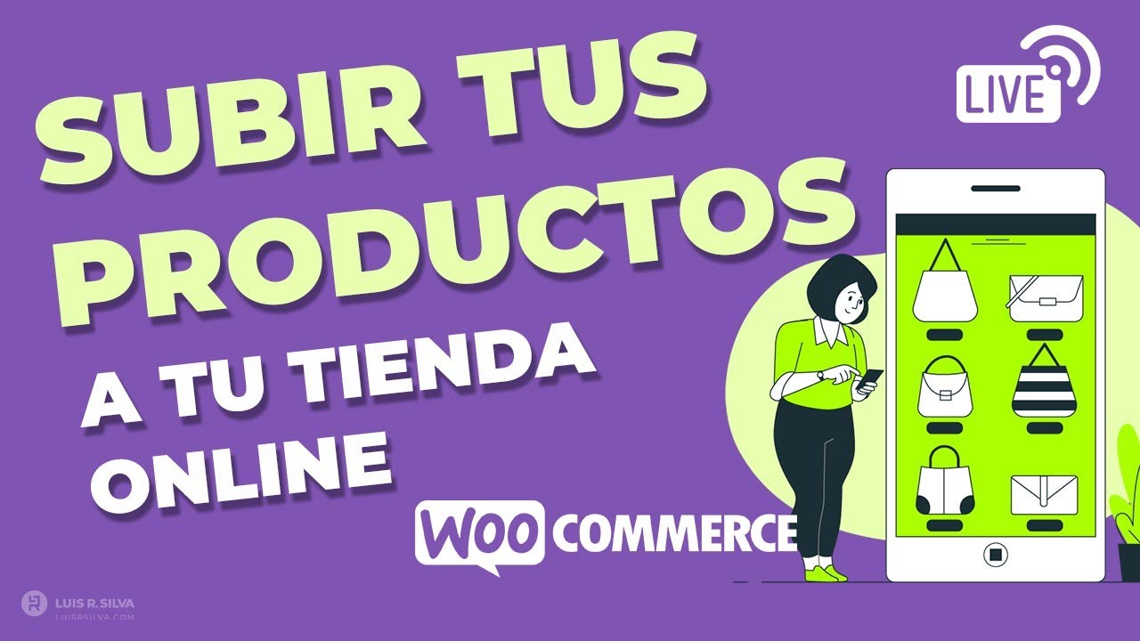 Cómo subir productos a tu TIENDA ONLINE  ▶︎ Paso a paso ◀︎ 🔴  Sesión en Vivo