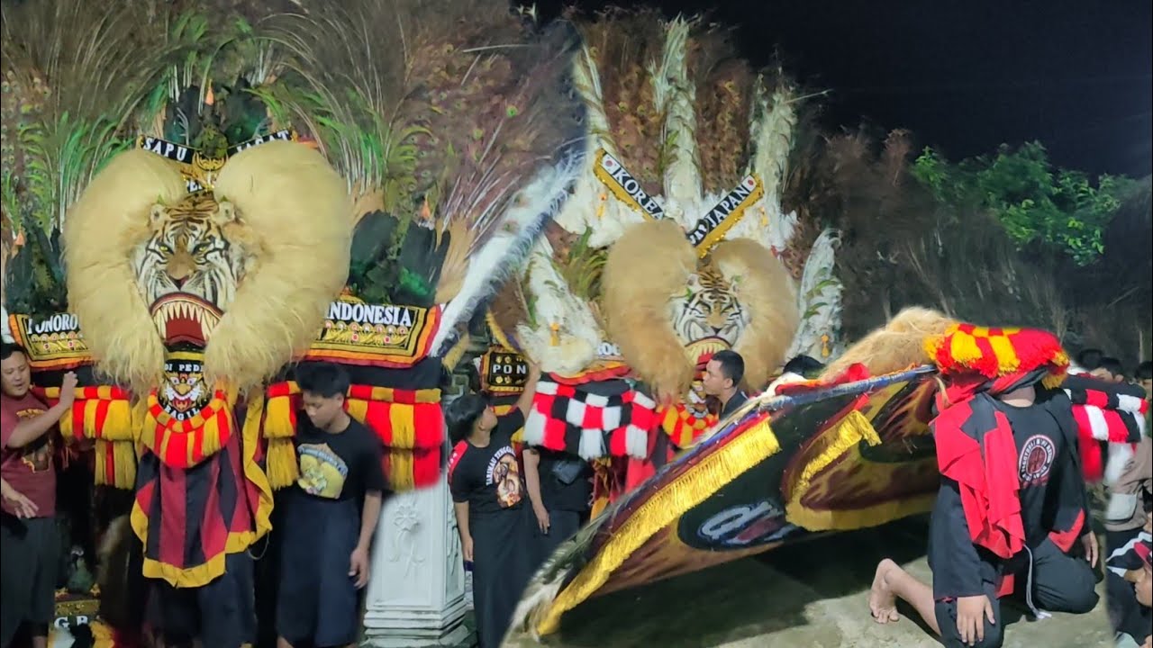 MERINDING AUTO PATAH❗BARONGAN REOG PONOROGO TERBESAR DIDUNIA GEGERKAN DESA GELANG KULON SAMPUNG