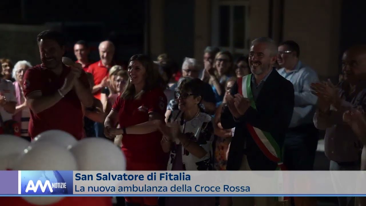 San Salvatore di Fitalia - Cerimonia di inaugurazione per la nuova ambulanza della Croce Rossa