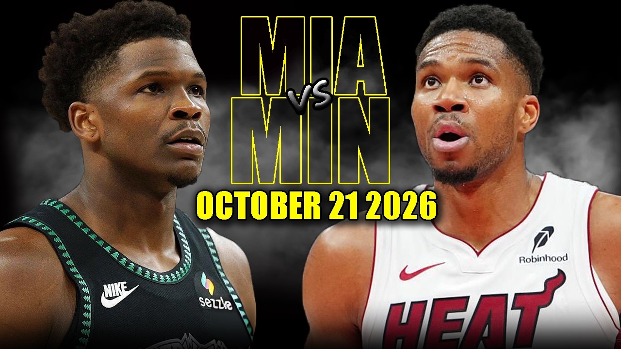 Minnesota Timberwolves vs Miami Heat Full Game Highlights - October 21, 2026 | NBA Season