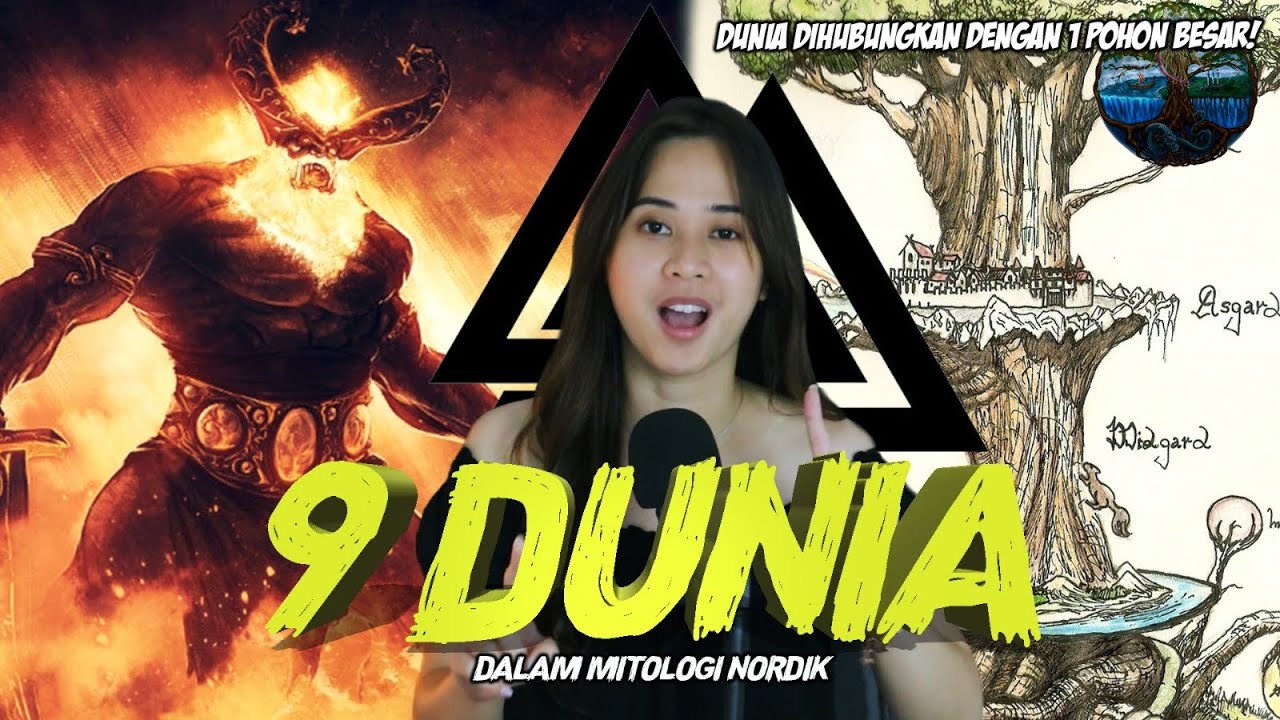DUNIA yang saling terhubung dalam Mitologi Nordik!