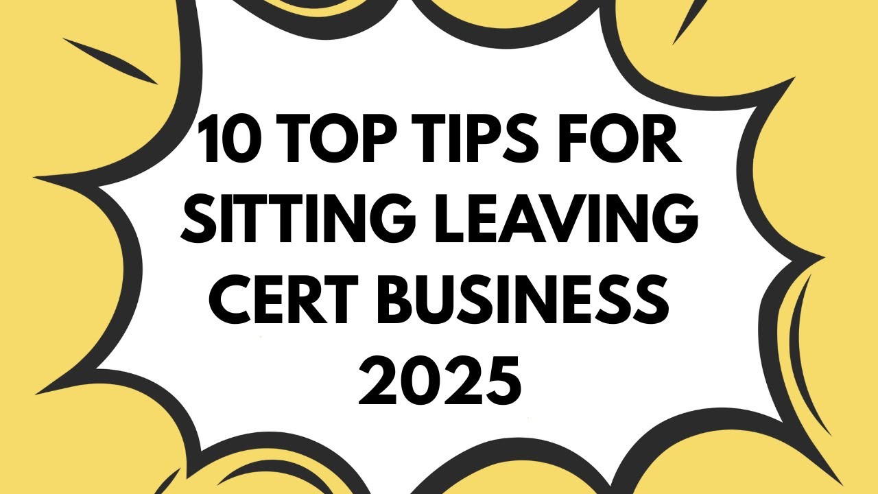 TOP 10 TIPS NIGHT BEFORE LC BUSINESS EXAM 2025