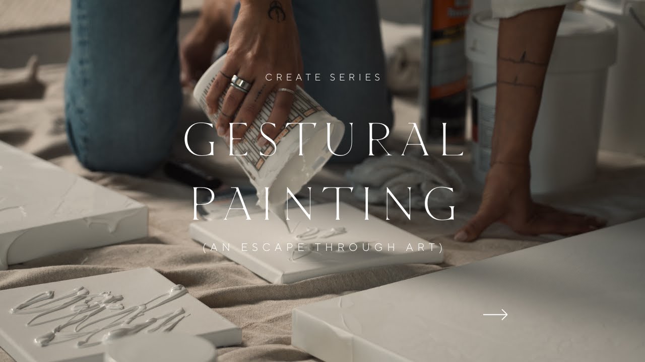 Gestural Painting as Escape | Immersive Process with Rachael Dickhute