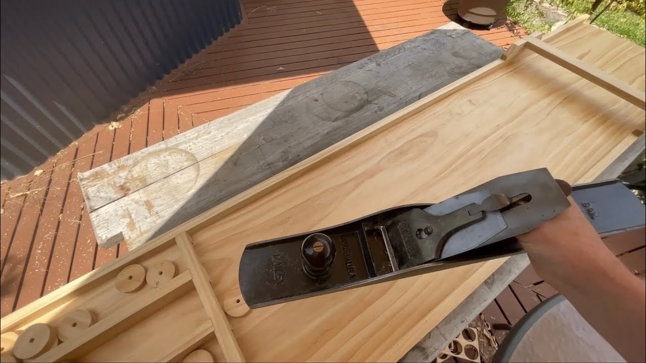Stanley No 8 Plane and a Sjoelbak (Dutch Shuffleboard)