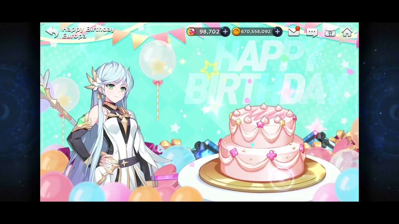 GrandChase - Character Birthday - Europa