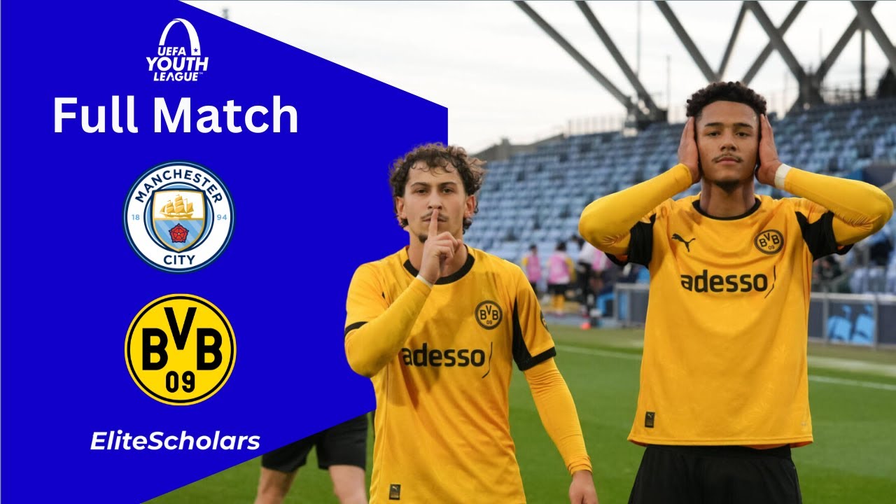 Full Match Man City U19 vs Dortmund U19 | UEFA Youth League Matchday 4 | 05/11/25