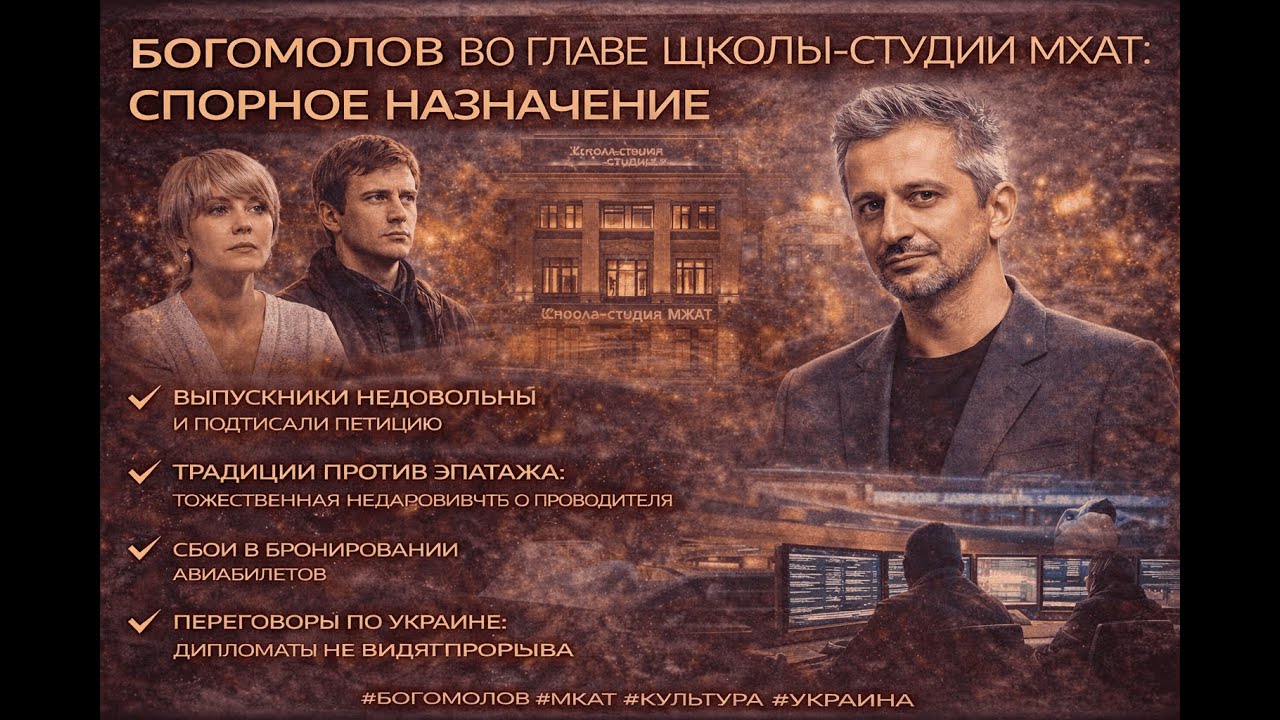 Скандал во МХАТ: Выпускники против Богомолова! Почему назначение мужа Собчак вызвало бунт?