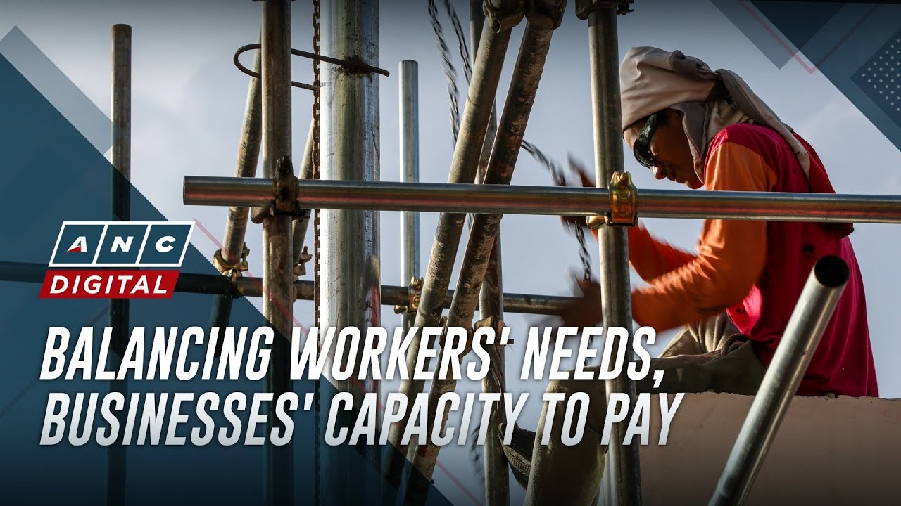 Balancing act: Gov't defends P50 daily minimum wage hike in NCR | ANC