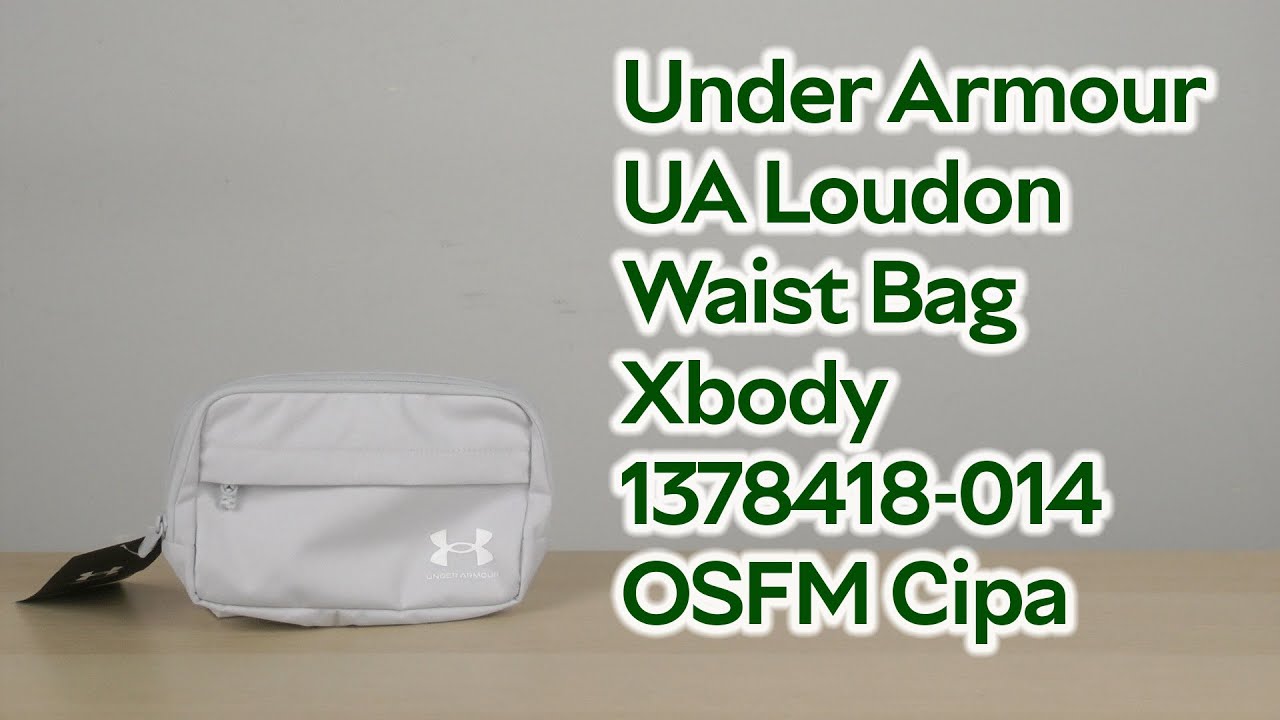 Розпаковка Under Armour UA Loudon Waist Bag Xbody 1378418-014 OSFM Сіра