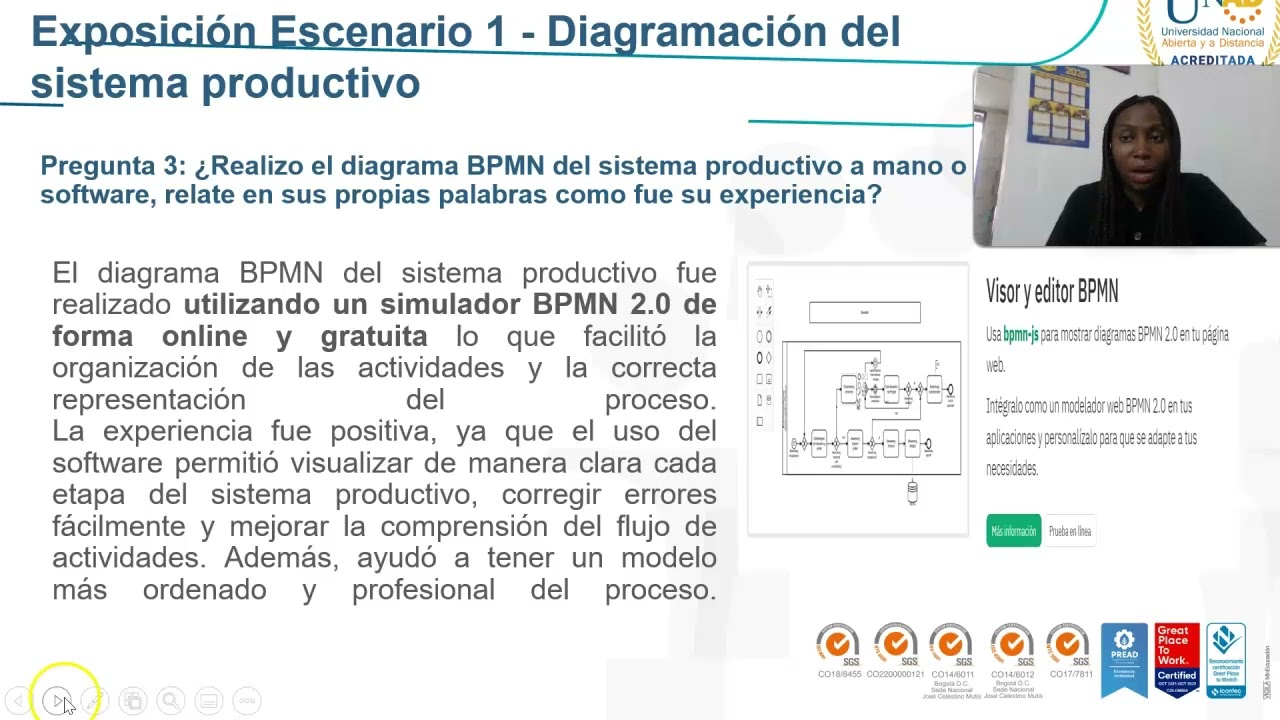 DISEÑO DE PLANTA . EXPOSICION ESCENARIO 1