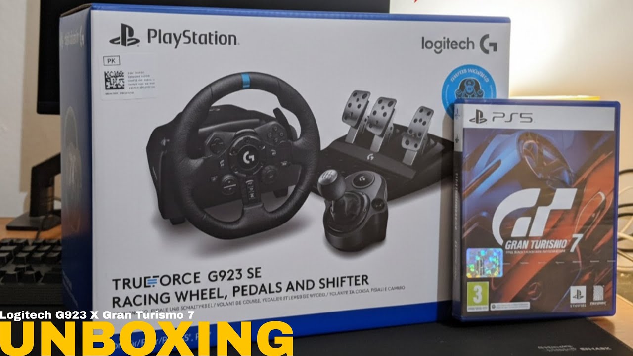 Logitech G923 SE + Gran Turismo 7 Unboxing!