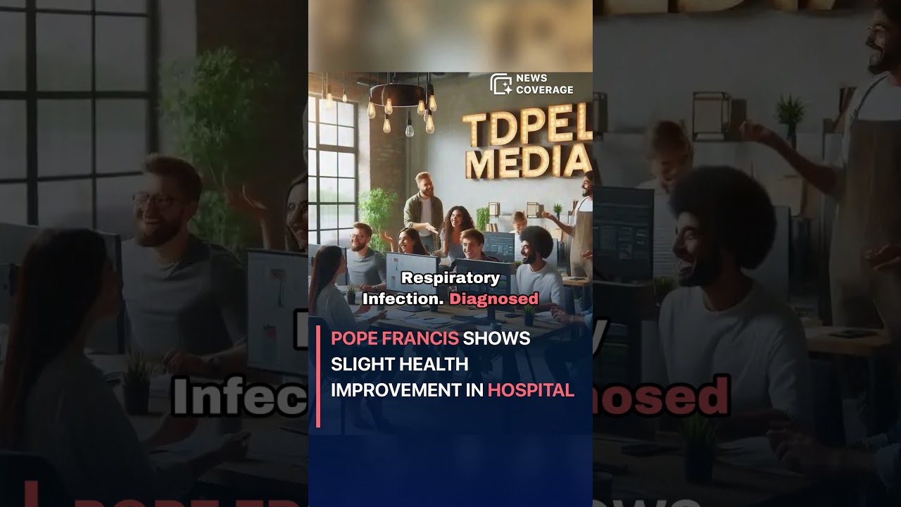 Pope Francis Shows Slight Health Improvement in Hospital #worldnews #news